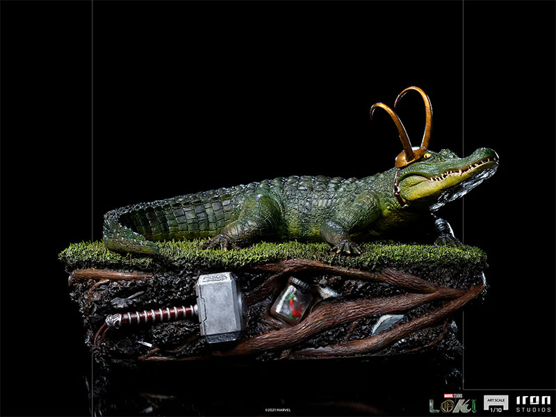 Iron Studios Marvel Loki Series Alligator Loki Art Scale Statue